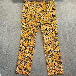 Loudmouth Golf: Women’s StretchTech Pants - Hawaiian Orange Bird